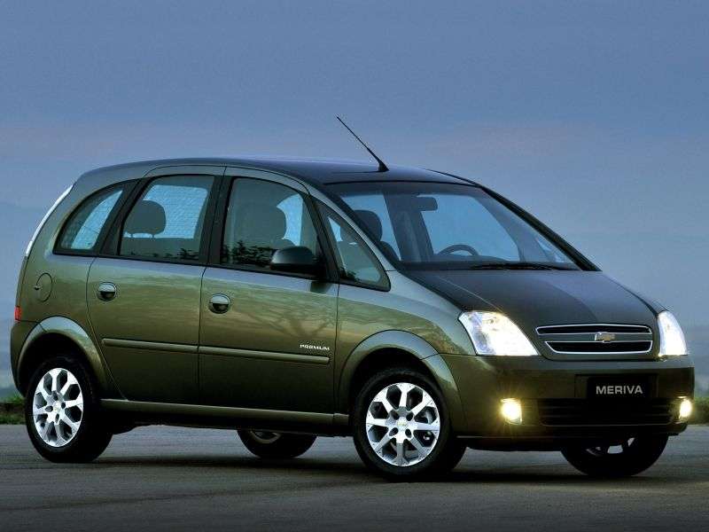 Chevrolet Meriva 1. generacja [zmiana stylizacji] minivan 1.4 Flexfuel MT (2008 2012)