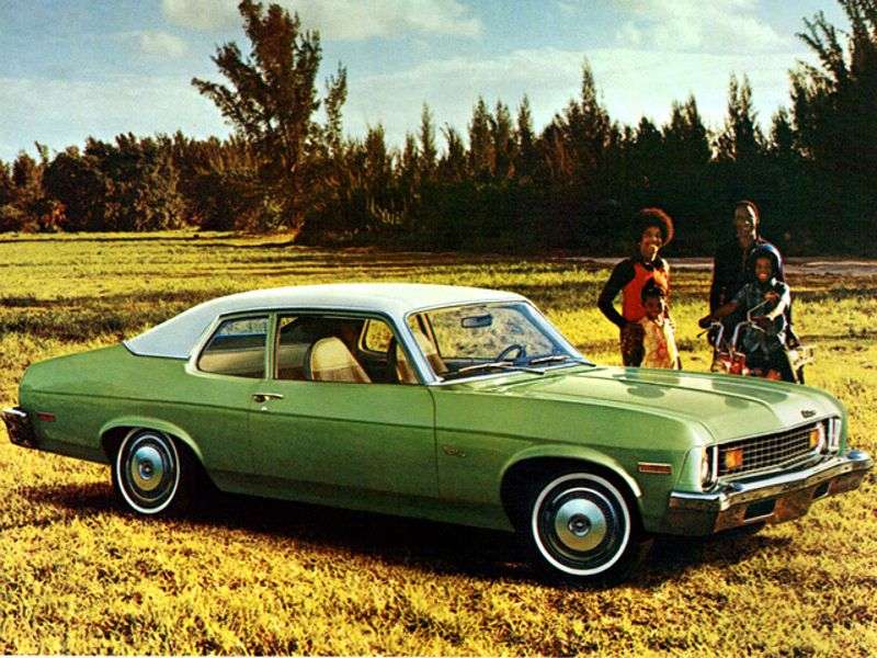 Chevrolet Nova 3. generacja [3. zmiana stylizacji] 5.0 Turbo Hydra Matic coupe (1973 1974)