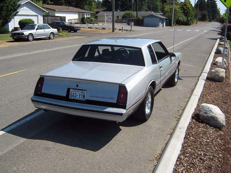 Chevrolet Monte Carlo 4th generation [3rd restyling] SS Coupe 5.0 AT Overdrive (1986–1988)