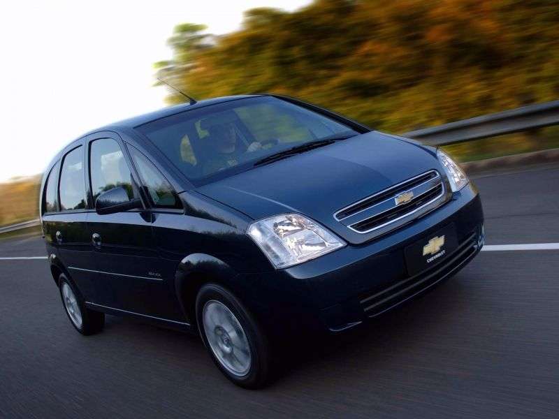 Chevrolet Meriva 1st generation [restyled] minivan 1.8 Flexfuel MT (2008–2012)