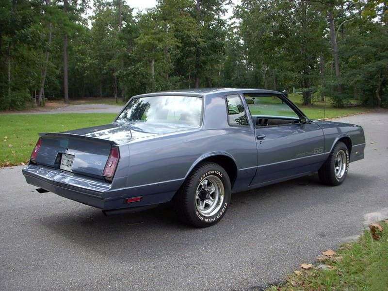 Chevrolet Monte Carlo 4th generation [2nd restyling] SS Coupe 5.0 AT (1984–1984)