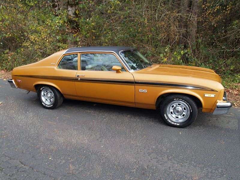Chevrolet Nova 3rd generation [3rd restyling] coupe 5.7 MT (1973–1974)