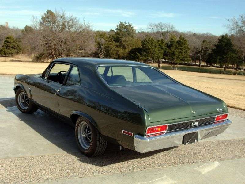 Chevrolet Nova 3rd generation [2nd restyling] coupe 5.7 Powerglide (1970–1972)