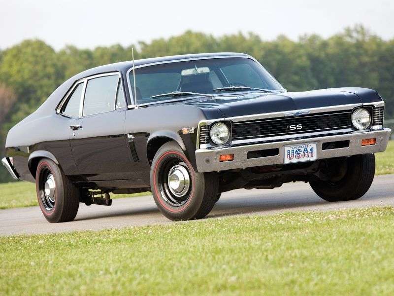 Chevrolet Nova 3rd generation [restyling] coupe 5.7 Powerglide (1969–1969)