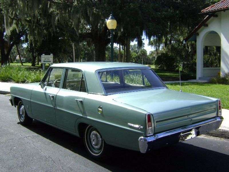 Chevrolet Nova 2nd generation [restyling] sedan 5.4 4Synchromesh (1967–1967)