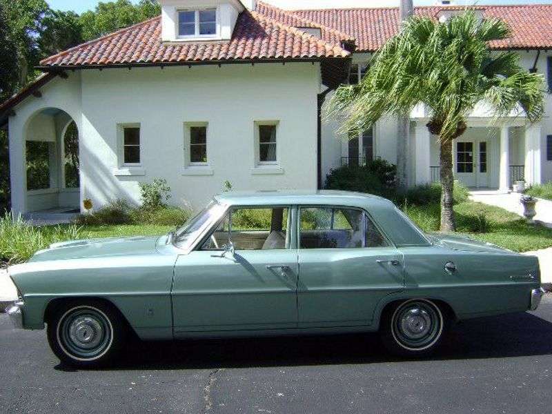 Chevrolet Nova 2. generacja [restyling] sedan 5.4 3Synchromesh (1967 1967)
