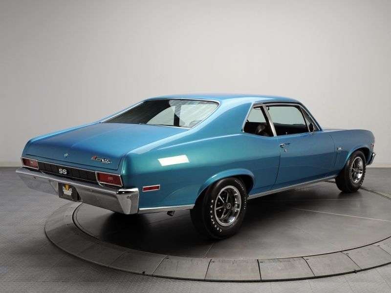 Chevrolet Nova 3rd generation [2nd restyling] coupe 5.7 Powerglide (1970–1972)