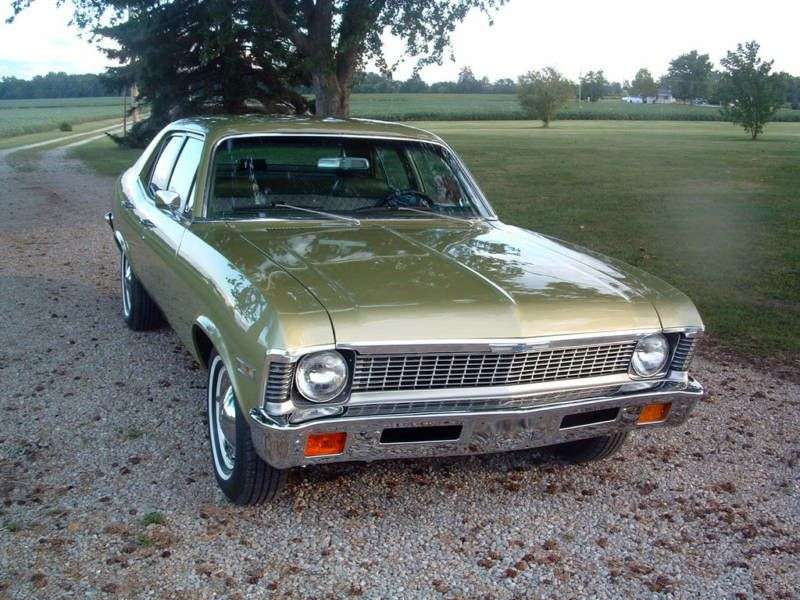 Chevrolet Nova 3. generacja [druga zmiana stylizacji] sedan 3.8 Powerglide (1970 1972)
