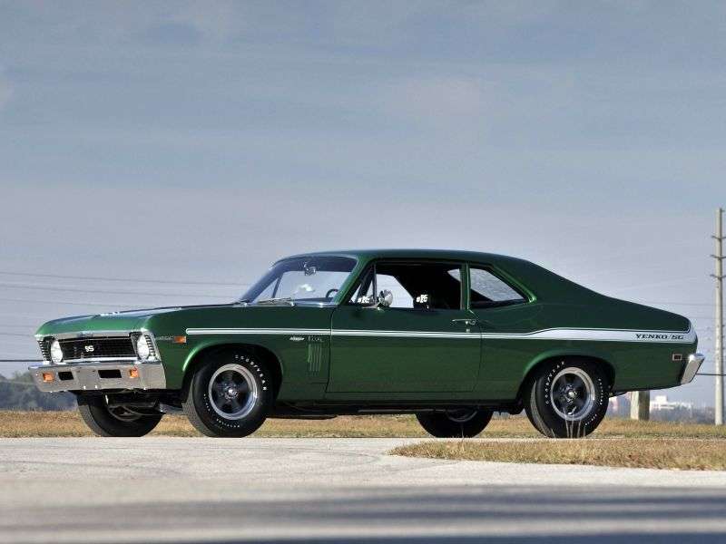 Chevrolet Nova 3. generacja [restyling] coupe 5.7 4MT (1969 1969)