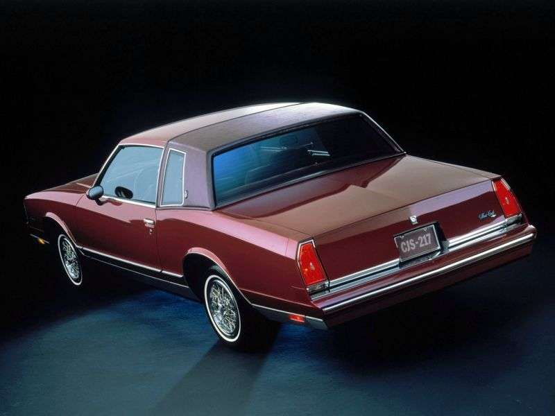 Chevrolet Monte Carlo 4. generacja coupe 3.8 AT (1981 1981)