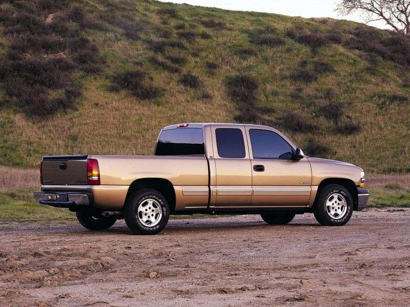 Chevrolet Silverado GMT800 Extended Cab Pickup 4 drzwiowy 5.3 4AT 4WD 1500 Fleetside (1999 2001)