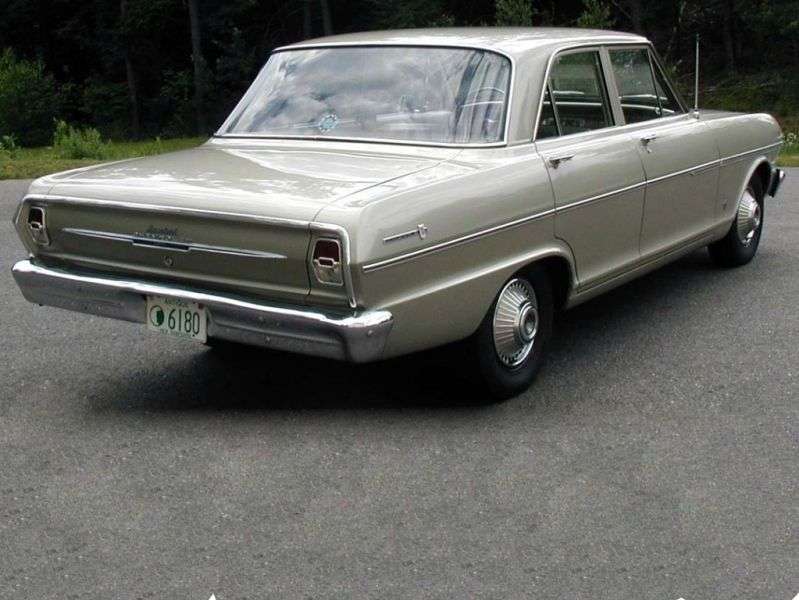 Chevrolet Nova 1st generation [restyling] 3.2 Synchromesh sedan (1963–1963)