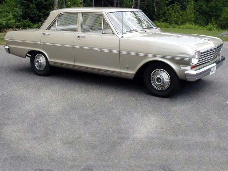 Chevrolet Nova 1. generacja [restyling] sedan 2.5 Synchromesh (1963 1963)
