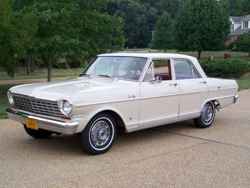 Chevrolet Nova 1. generacja [druga zmiana stylizacji] 4.6 Powerglide sedan (1964 1964)