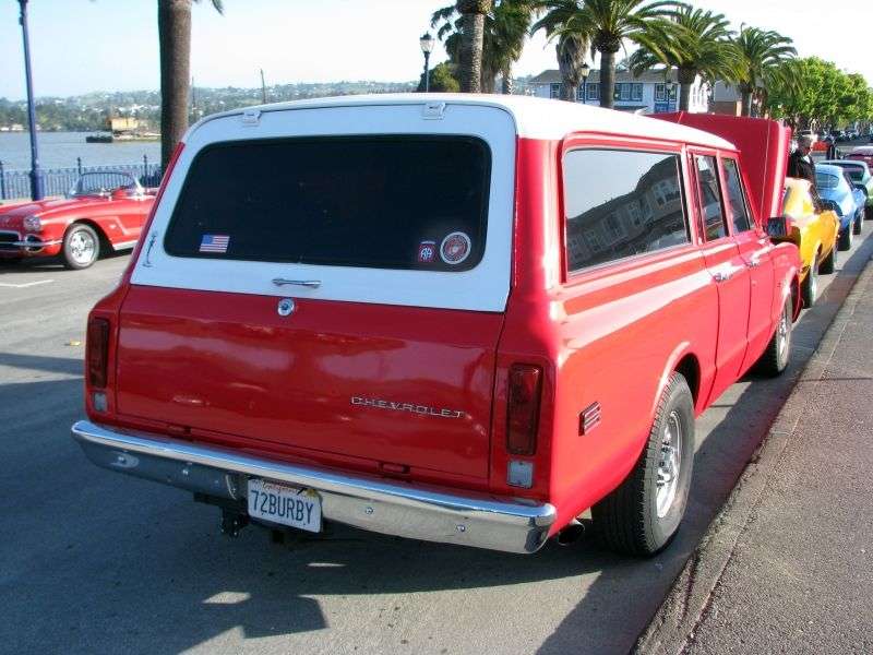 Chevrolet Suburban 7th generation [restyling] SUV 6.6 4MT (1971–1972)
