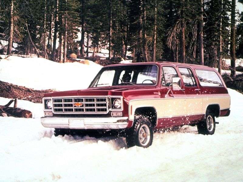 Chevrolet Suburban 8th generation SUV 5.7 C10 AT Turbo Hydra Matic (1976–1978)