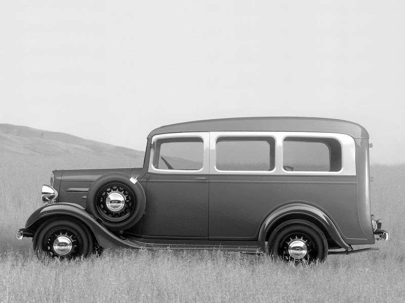 Chevrolet Suburban 2nd generation SUV 3.4 MT Syncro mesh (1936–1937)