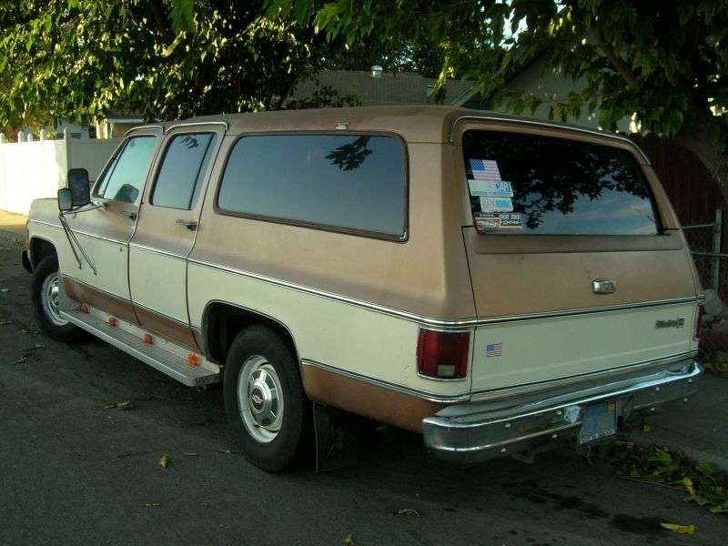 Chevrolet Suburban 8th generation SUV 5.7 C10 3MT Fully Synchronized (1980–1980)