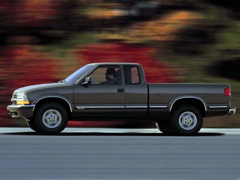 Chevrolet S 10 2 generation [restyling] Extended Cab pickup 2 dv. 4.3 MT 4WD (1998–1999)