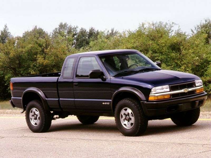 Chevrolet S 10 2 generation [restyling] Extended Cab pickup 2 dv. 4.3 MT 4WD (1998–1999)