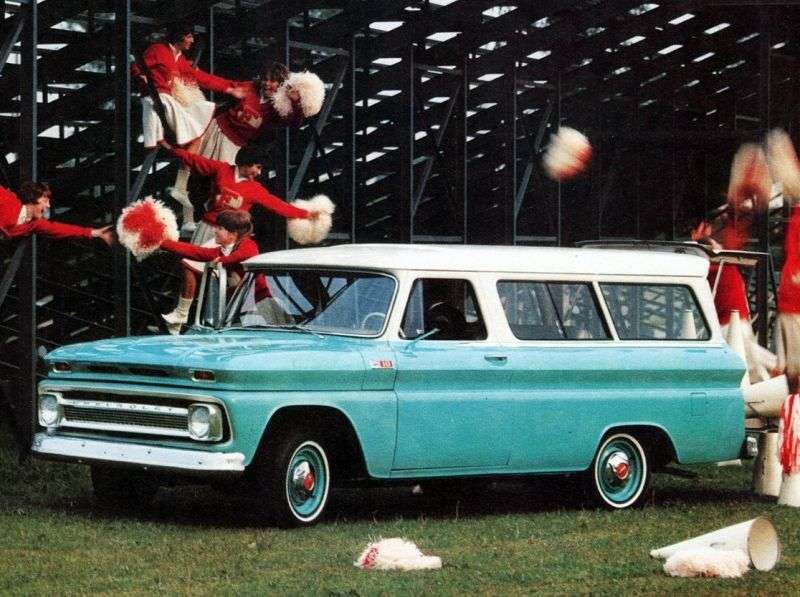 Chevrolet Suburban 6. generacja [zmiana stylizacji] SUV 3.8 3MT Synchro mesh Heavy Duty (1963 1966)