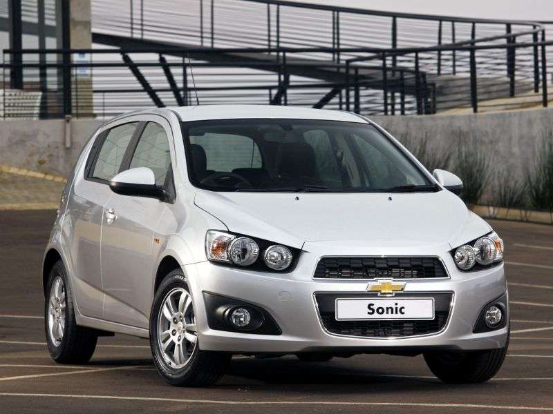 Chevrolet Sonic 1st generation ZA spec hatchback 5 dv. 1.6 MT (2012 – n. In.)