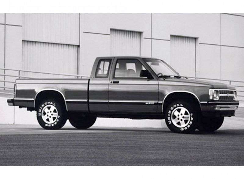 Chevrolet S 10 1st generation Extended Cab pickup 2.5 4AT 4WD (1991–1993)
