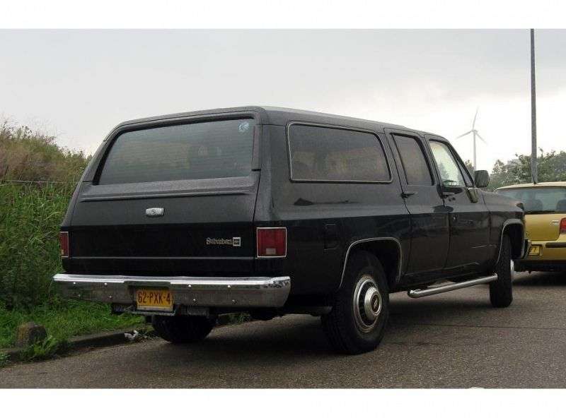 Chevrolet Suburban 8th generation [restyling] SUV 5.7 C20 3AT (1986–1986)
