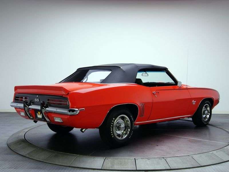 Chevrolet Camaro 1st generation [2nd restyling] RS convertible 2 dv. 6.5 Turbo Hydra Matic (1969–1969)