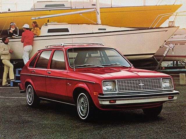 Chevrolet Chevette pierwszej generacji [druga zmiana stylizacji] hatchback 5 drzwiowy. 1,6 mln ton (1979 1980)