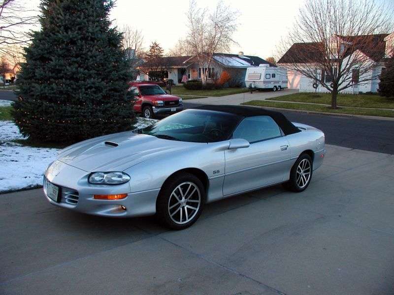 Chevrolet Camaro 4th generation [restyling] 5.7 AT convertible (2001–2002)