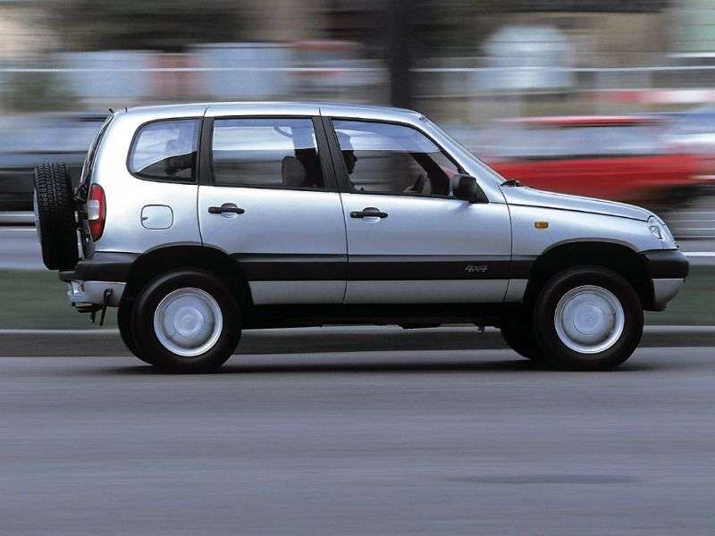 5 drzwiowy SUV Chevrolet Niva pierwszej generacji 1.8 MT Ecotec (2002 2009)