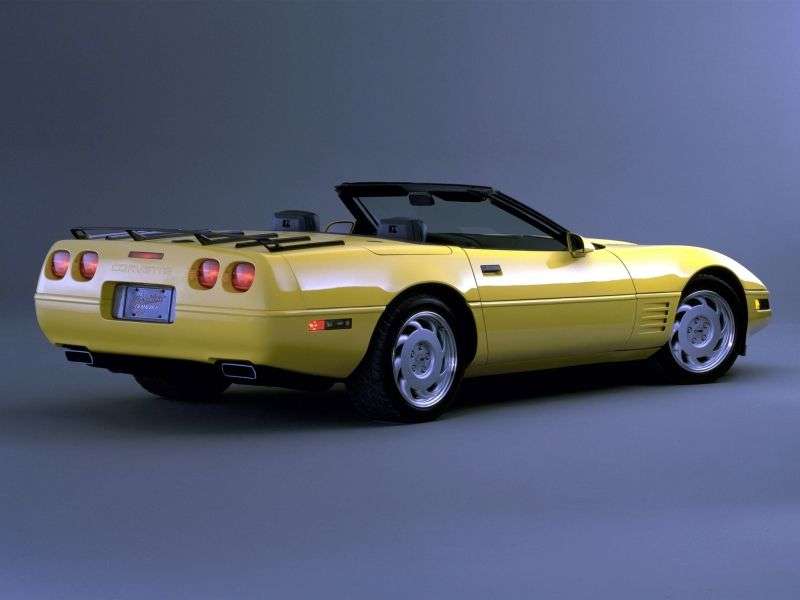 Chevrolet Corvette C4 [2nd restyling] roadster 5.7 MT (1991–1996)