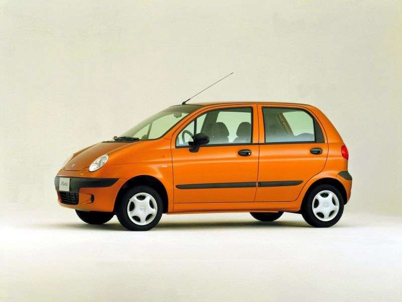 Daewoo Matiz 1.generacja [zmiana stylizacji] hatchback 0.8 AT (2000 obecnie)