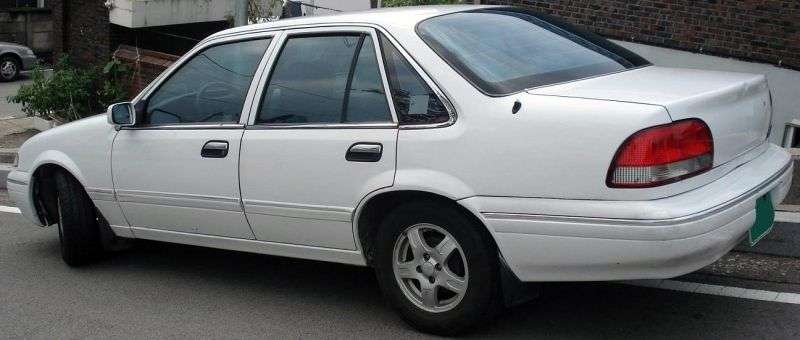 Daewoo Prince 1st generation [restyled] 1.8 MT sedan (1996–1999)