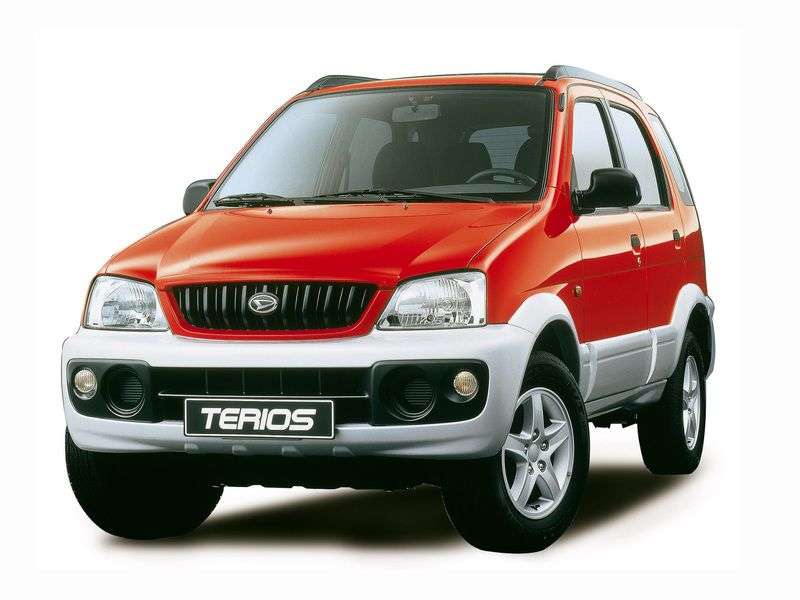 Daihatsu Terios 1st generation [restyling] crossover 1.3 AT 4WD (2000–2005)