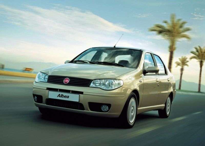Fiat Albea 1st generation sedan 1.6 MT (2002–2011)