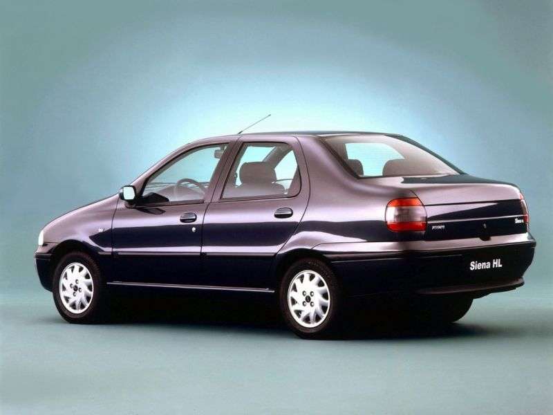 Fiat Siena 1st generation sedan 1.6 MT (1997–2001)