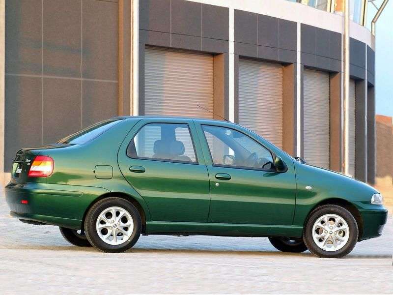 Fiat Siena 1st generation [restyled] 1.2 MT sedan (2001–2004)