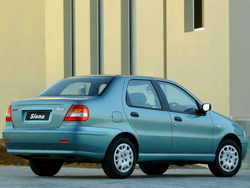 Fiat Siena 1st generation [restyled] 1.6 MT sedan (2001–2004)