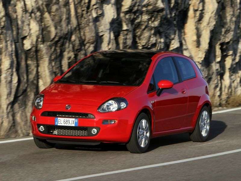 Fiat Punto 3rd generation [restyling] 3 bit hatchback 1.4 MT Mair Lounge (2012 – present)