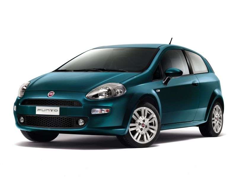 Fiat Punto 3 drzwiowy [zmiana stylizacji] hatchback 3 drzwiowy. 1.4 MT Mair Lounge (2012 obecnie)