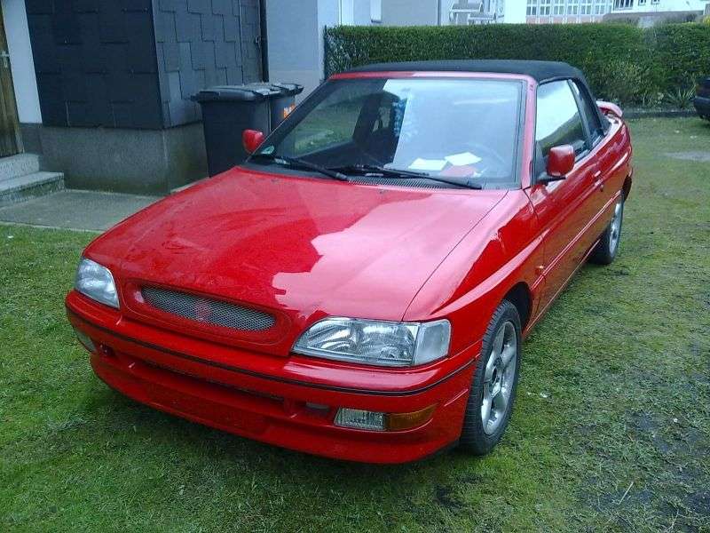 Ford Escort 5th generation [restyling] 1.4 MT convertible (1992–1995)