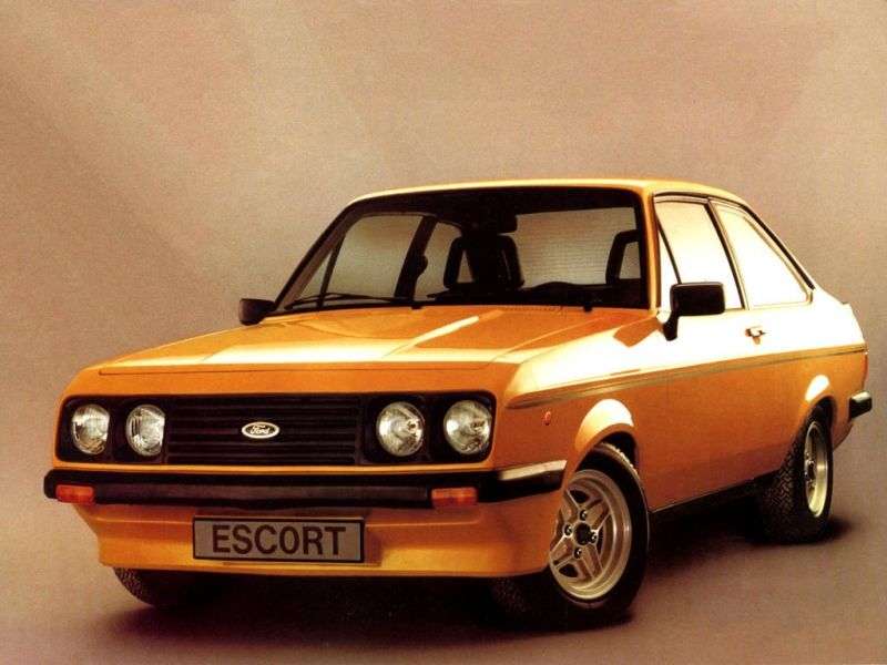 Ford Escort 2nd generation [restyling] RS coupe 2 bit. 1.8 RS 1800 MT (1978–1980)