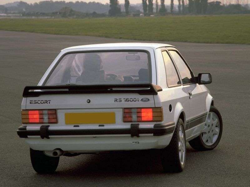 Ford Escort 3 drzwiowy hatchback RS 3 drzwiowy 1.6 RS Turbo MT (1984 1986)