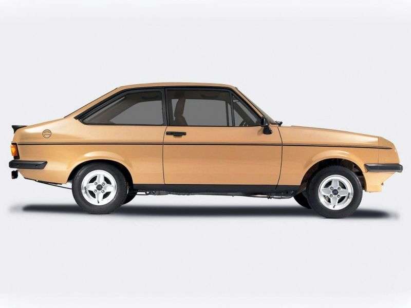 Ford Escort 2. generacji [zmiana stylizacji] RS coupe 2 drzwi. 2.0 RS 2000 MT (1979 1981)