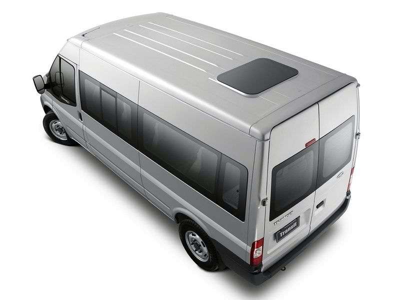 Ford Transit 6th generation minibus 4 doors 2.4 TDCi MT RWD 370 LWB Medium Roof Base (2006 – present)