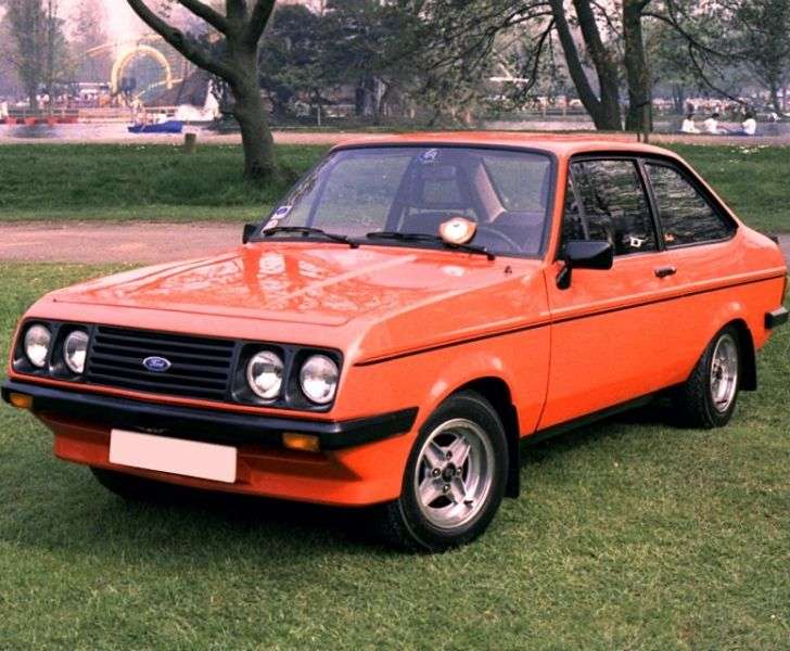 Ford Escort 2nd generation [restyling] RS coupe 2 bit. 1.6 RS Mexico MT (1978–1980)
