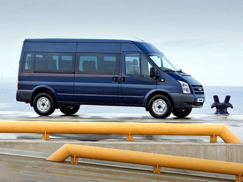 Ford Transit 6th generation minibus 4 doors 2.4 TDCi MT RWD Jumbo 430 EF Base (2006 – present)