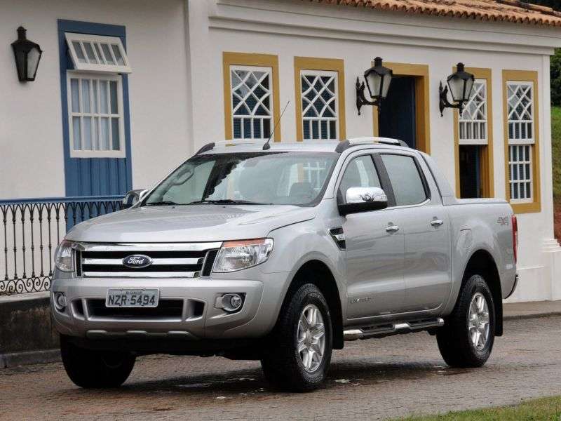 Ford Ranger 5th generation Double Cab pickup 4 bit. 2.2 TD AT 4x4 XLT (2012 – present)